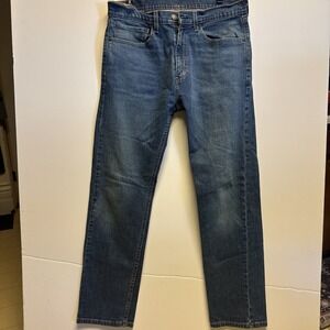 Levis 505 Regular Fit Jeans, Size 34 x 32 - Blue